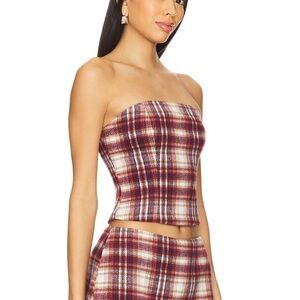 Nakedadvice Pia Bustier in Tartan